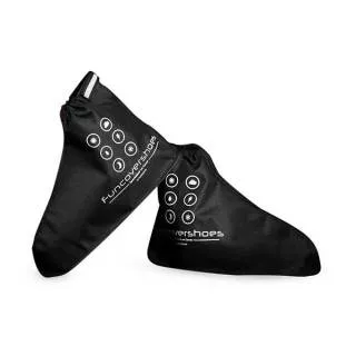 jas hujan sepatu anti becek air / Jas sepatu cover shoes mantel hujan anti air Funcover cosh black