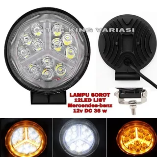 LAMPU SPROT 12 MATA BULAT/LAMPU SOROT ANGEL EYES 12 LED 36W DC 12V SUPER TERANG/LAMPU TEMBAK 12 MATA ANGEL EYES/LAMPU TEMBAK 12 LED CREE WORK LAMP/LAMPU TEMBAK MOTOR/LAMPU TEMBAK MOBIL/LAMPU SOROT MOTOR LED/LAMPU SOROT 12 MATA LED/LAMPU TEMBAK KEREN