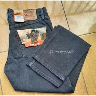 celana jeans levis standar pria reguler warna ABU-ABU