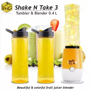 Blender Juicer Portable Shake n Take 3 Double Cup 2 BOTOL JUS