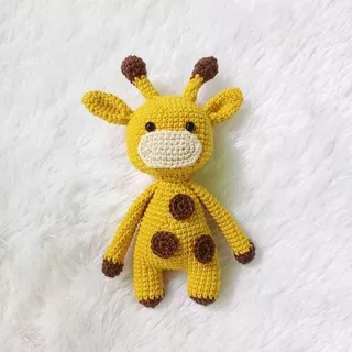 Boneka rajut jerapah / amigurumi jerapah