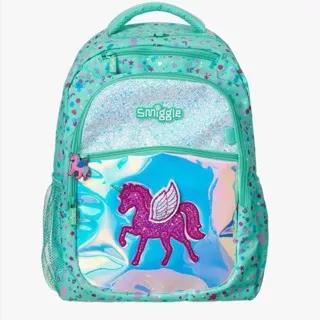 Smiggle Backpack Bag Unicorn Tosca Pink Bottle Drink Tas Anak SD Tempat pensil Original Asli Sale
