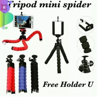 Tripod mini Spider Flexible Tripot Hp tripod Handphone/tripot hp/tripot handphone/tripod mini hp