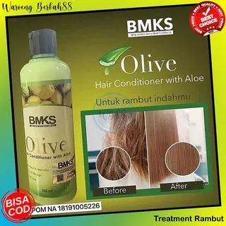 Conditioner Rambut Rontok Rusak Bmks Olive Hair Conditioner With Aloe Aman Ampuh Original Bpom