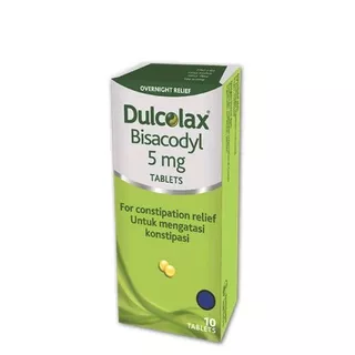 Dulcolax Bisacodyl 5 Mg 10 Tablet / Pencahar / Susah BAB / Sembelit