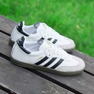 Sepatu Adidas Samba OG Classic Black White Hitam Sole Gum PRIA Made In Vietnam