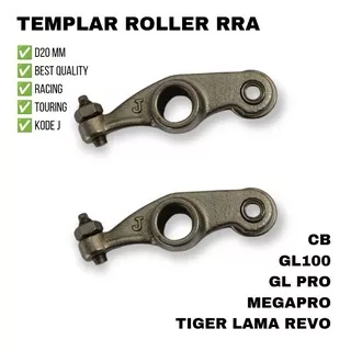 RRA 20mm Templar Roller Piano Rocker Arm Pelatuk Klep CB GL Megapro MP Tiger racing