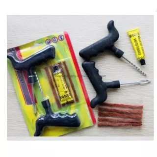 Tire Repair Kit Alat Tambal Ban Tubles Car Motorcycle