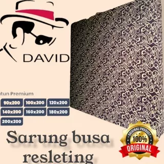 Sarung busa Resleting Kain kuat Adem bonus sarung bantal mulai ukuran 80x200 sampai ukuran 180x200