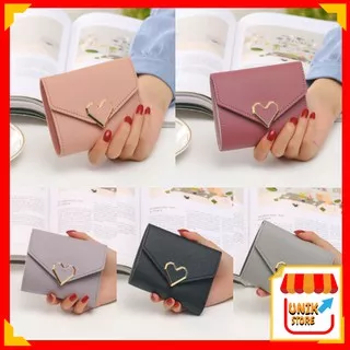 UNIK - D155 Dompet Lipat Love Mini / Dompet Wanita / Dompet Fashion / Import Batam