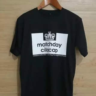 Kaos Distro Match Day Cilacap Weekend Offender Baju Combed 30S Sablon Tshirt Pakaian Fashion Distro