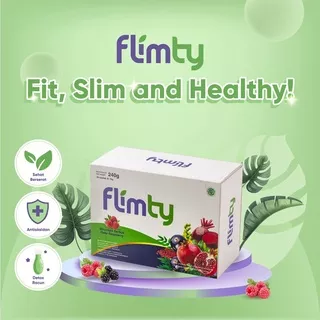 (1000%Original) Flimty  Fiber Alami Suplemen Diet Detok 16 Sachet