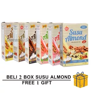 BELI 2 GRATIS 1 GIFT Afis Life Susu Almond 200gr / Asi Booster Ibu Menyusui / Minuman Pelancar Asi