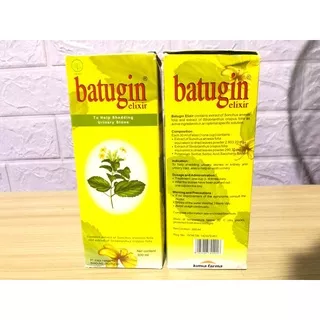 Batugin Elixir Syrup 120ml/300ml Obat Peluruh Batu Ginjal batugin sirup batugin batugin 300ml