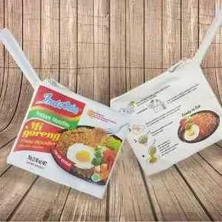 Tempat Pensil Lucu Tema Indomie Goreng Indofood Pencil Case Pouch Kosmetik HP Organizer Dompet Unik