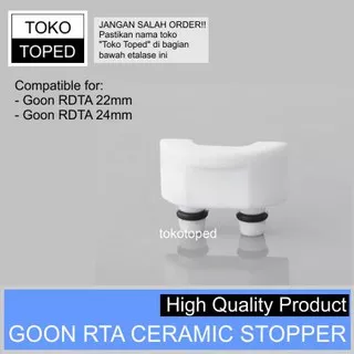 Goon RTA Ceramic Stopper | rdta single build silicon silicone