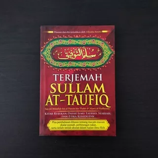 Buku Religi: Terjemah Sullam at-Taufiq