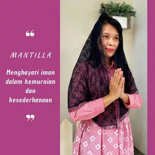 Mantilla Mantila Kerudung Misa Kerudung Doa Mantila Katholik Mantilla Murah