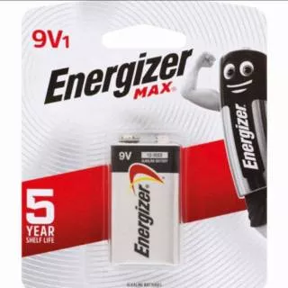 Baterai Kotak Energizer Max / Battery 9 volt /Alkaline Batteries