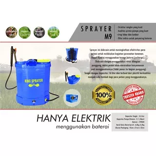 SPRAYER ELECTRIC M9 PENYEMPROT GENDONG ELECTRIC