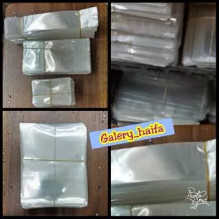 Plastik Bening/ Plastik Kaca/ Plastik OPP/Packaging Crispy ukuran 7 cm ( per 100 gram)