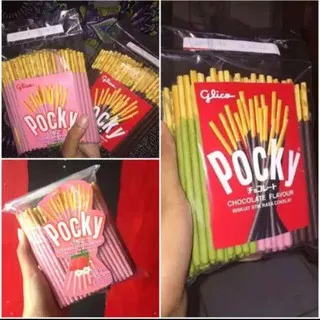 Pocky : Coklat, Double Choco, Stroberi, Greentea, Cookies n Cream