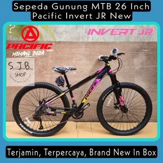 Sepeda Gunung MTB 26 Inch PACIFIC INVERT JR New Steel Hi-Ten 2x9 Speed