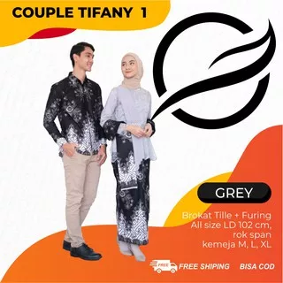 Kebaya batik couple Tifany 1, kebaya lamaran, seserahan, kebaya tunangan, kebaya wisuda, couple brukat setelan atasan batik, pakaian wanita terlaris, batik modern terlaris batik kondangan, baju wanita, set couple batik, kebaya tunik