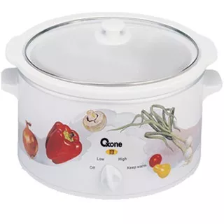 Oxone OX821OV Slow Cooker 290 Watt 5 Liter Exclusive Original Keramik Terbaru Original