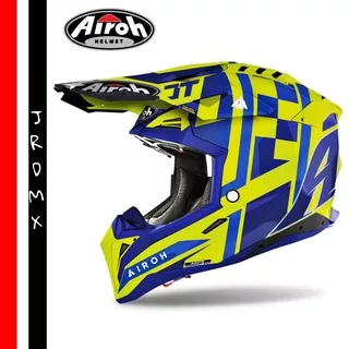 AIROH AVIATOR 3 GLOSS TC21 TONI CAIROLI HELM CROSS AIROH ORIGINAL