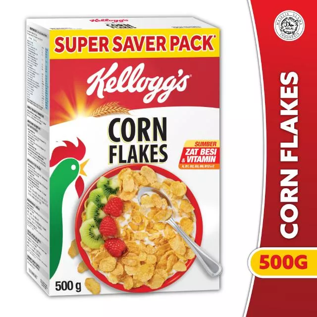 Kelloggs Corn Flakes Sereal Jagung 500 gr