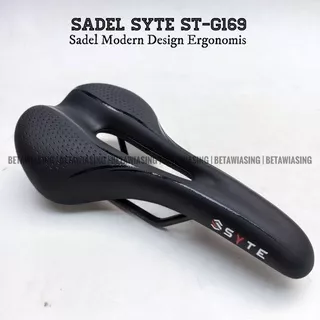 SYTE Sadel Gel SYTE Original Saddle Jok Sepeda Lipat SeLi BMX MTB Fixie Hitam