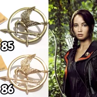 Hunger Games Mockingjay Pin Brooch  Harry Potter Divergent Mortal Instrument Percy