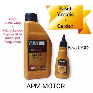 oli motor matic+gardan/y.matic 800ml+gardan 100ml/paket oli motor matic