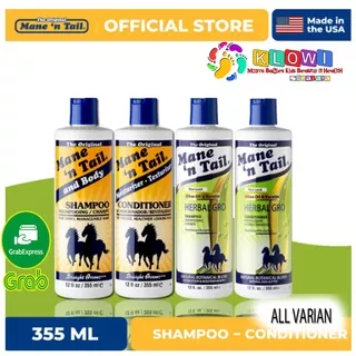 Mane N Tail Shampoo and Conditioner / Mane N Tail Original dan Herbal / Shampoo Kuda