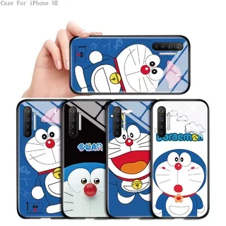 Case iPhone SE 2020 5 5S 6 6S 7 8 Plus + Doraemon Cat Casing Phone Case Cover untuk hp Handphone Hard