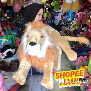 Boneka Singa Besar Jumbo Boneka lion king SNI Real produk