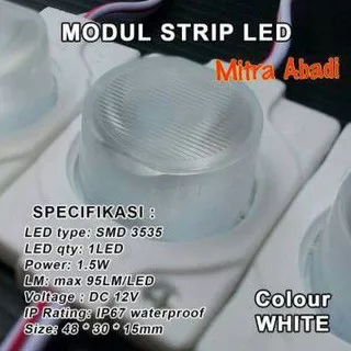 Lampu LED Module Modul 1 Mata Jumbo Besar 1.5W 24v 24Volt Truk