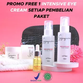 Pro Premium Paket Brightening / Whitening Series Syaquina / Skincare Dokter Perawatan Wajah BPOM MUI