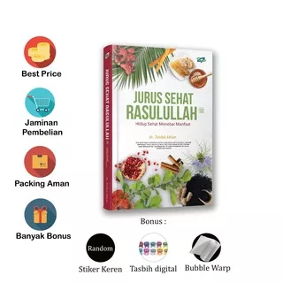 Buku JSR - BUKU BACAN BUKU Jurus Sehat Rasulullah Hard cover