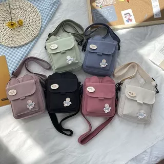 Mismi Yoko Bag Tas Selempang Wanita Casual Simple Look Korean Sling Bag Perempuan Stylish - 1Y