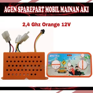 ?Ready?Remote Control + Receiver Mobil Mainan Aki 2,4Ghz ORANGE 12v pliko, BMW, Wim Cycle, Mercedes