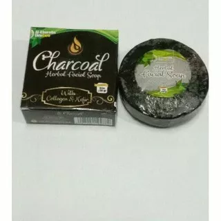 Sabun Wajah Herbal Charcoal plus Collagen & Kefir Dan Zaitun With Avocado 50gr Al-Ghuroba
