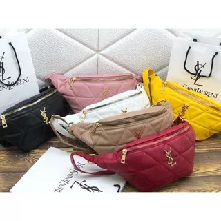 tas waistbag ysl / ysl bumbag / tas saint laurent / tas pinggang / wb ysl / tas import / tas wanita