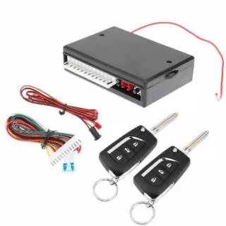 Central Lock universal alarm tuk tuk mobil model kunci flip key grand innova 3tombol