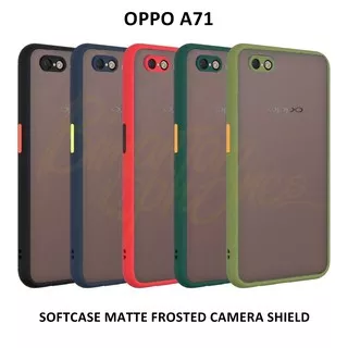 OPPO A71 OPPO A37 NEO 9 - Soft Case Matte Colored Frosted Camera Shield Semi Transparant