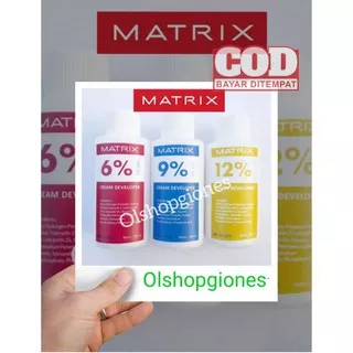Matrix oxydant developer mini 100ml Campuran cat warna rambut Peroxide 6% / 9%  / 12%