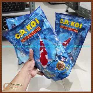 Makanan Ikan Koi CP Koi Super Growth Kemasan 1 Kilogram Pelet Ikan Koi CP Koi Size S dan Size M