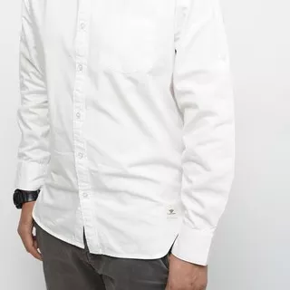 ? LATOYA Long Sleeve Collarless Shirt / Kemeja Lengan Panjang Pria Kerah Sanghai ?