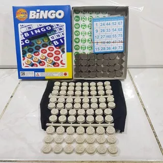 BINGO Plastik / BINGO Kertas Mainan Edukasi Anak BINGO Board Game Asah Otak Mainan BINGO